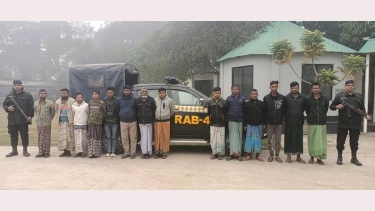 আশুলিয়ায় ১৪ জন ডাকাত গ্রেফতার